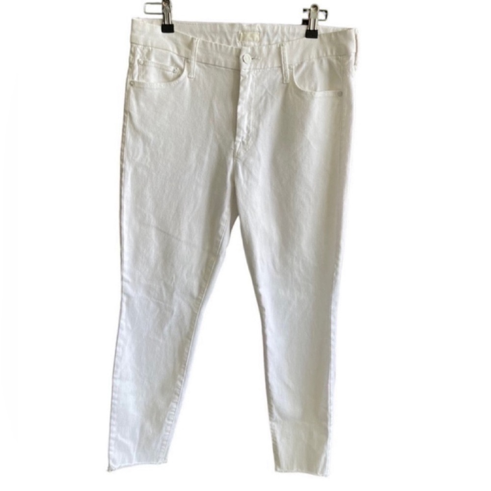MOTHER LOOKER ANKLE FRAY Glass Slipper Jeans Size 31 - Picture 10 of 13